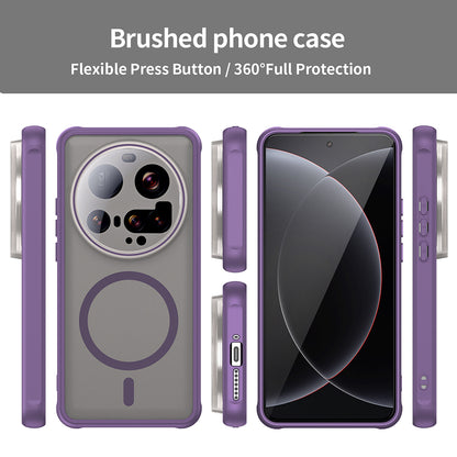 Funda MagSafe para Xiaomi 15 Ultra, Techsuit, HaloFrost II, Morado
