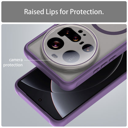 Funda MagSafe para Xiaomi 15 Ultra, Techsuit, HaloFrost II, Morado