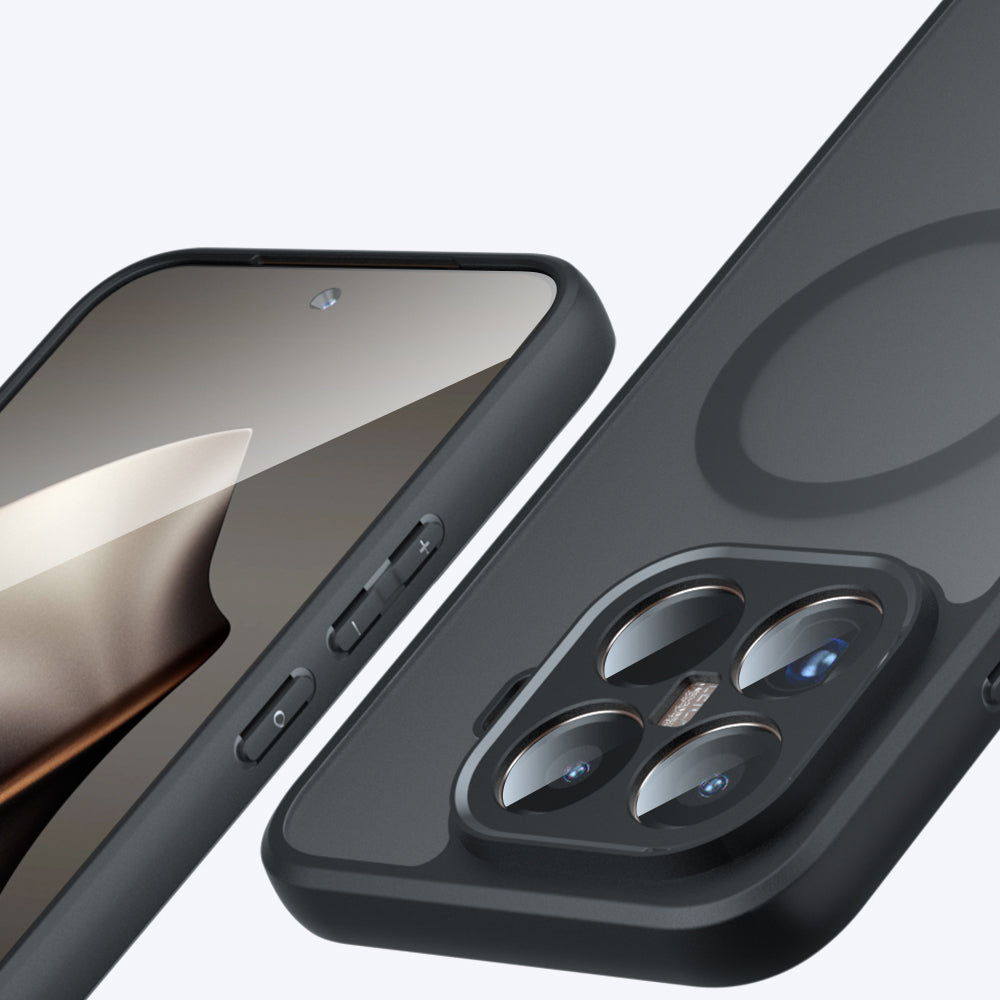 Funda MagSafe para Xiaomi 15T Pro, Techsuit, PureFrost, Negra Satinada