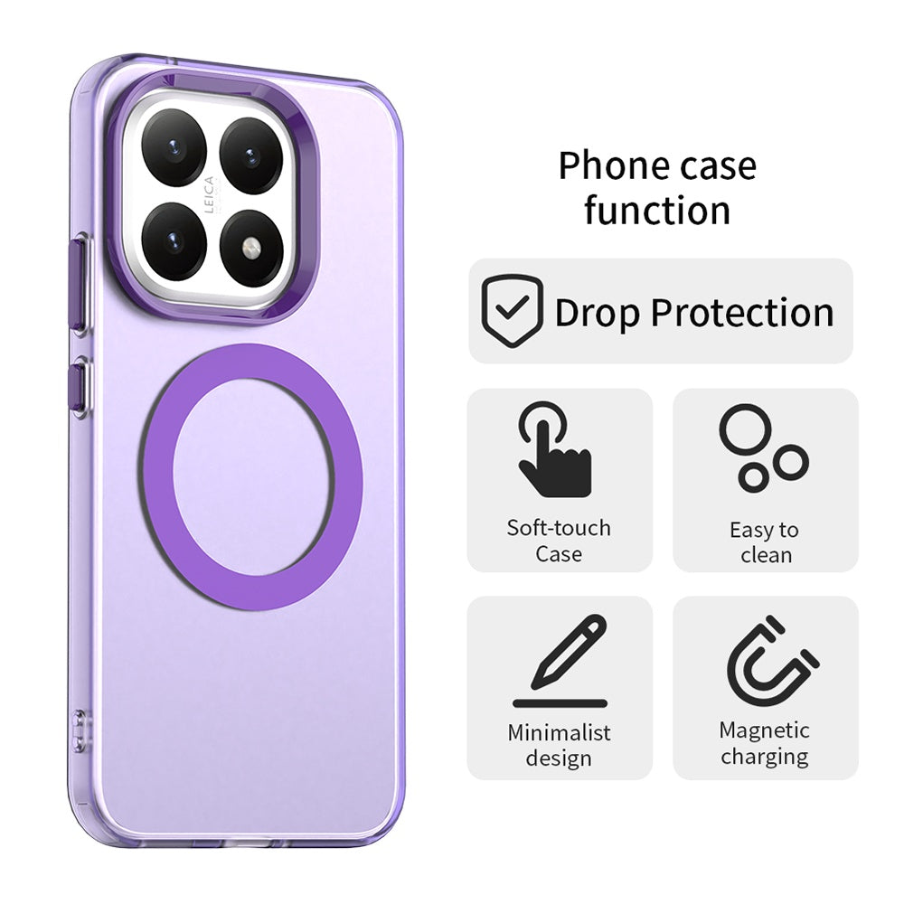 Funda MagSafe para Xiaomi 15T, Techsuit, CandyCase, Morado