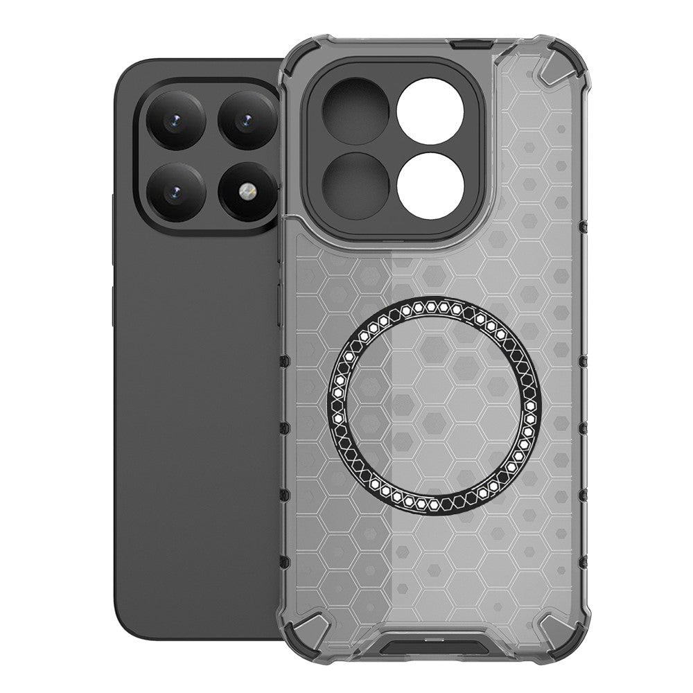 Funda MagSafe para Xiaomi 15T, Techsuit, HoneyComb Shield, Negra