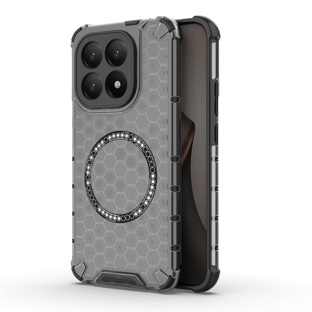 Funda MagSafe para Xiaomi 15T, Techsuit, HoneyComb Shield, Negra