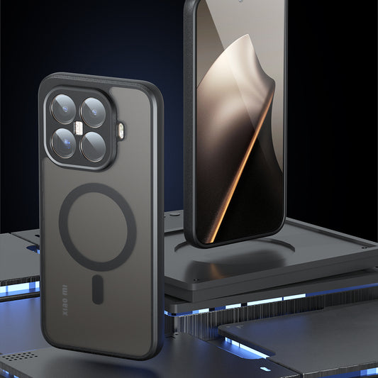 Funda MagSafe para Xiaomi 15T, Techsuit, PureFrost, Negra Satinada