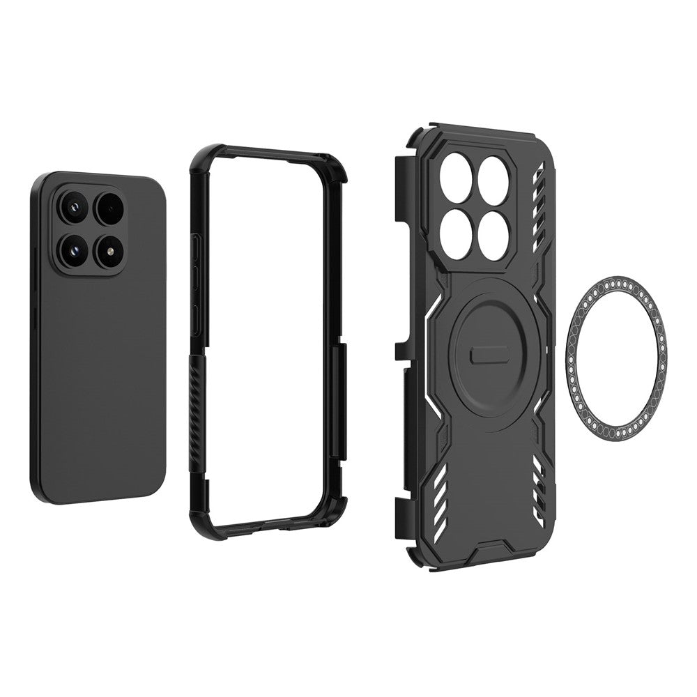 Funda MagSafe para Xiaomi 17, Techsuit, ArmorMag, Negra