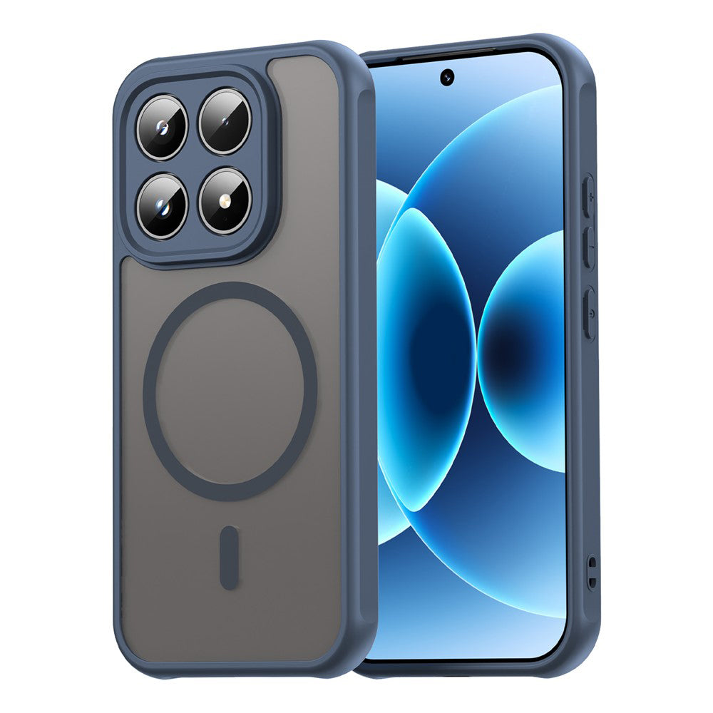 Funda MagSafe para Xiaomi 17, Techsuit, HaloFrost II, Azul Marino