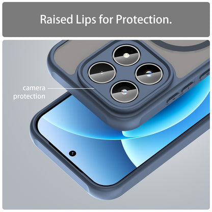 Funda MagSafe para Xiaomi 17, Techsuit, HaloFrost II, Azul Marino