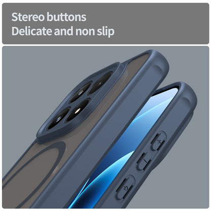 Funda MagSafe para Xiaomi 17, Techsuit, HaloFrost II, Azul Marino
