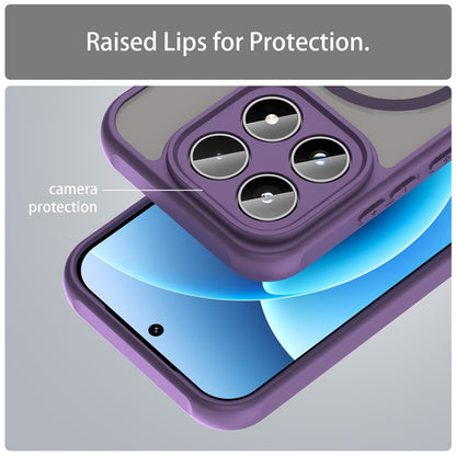 Funda MagSafe para Xiaomi 17, Techsuit, HaloFrost II, Morado