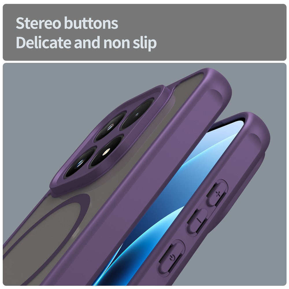 Funda MagSafe para Xiaomi 17, Techsuit, HaloFrost II, Morado