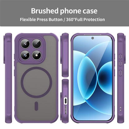 Funda MagSafe para Xiaomi 17, Techsuit, HaloFrost II, Morado