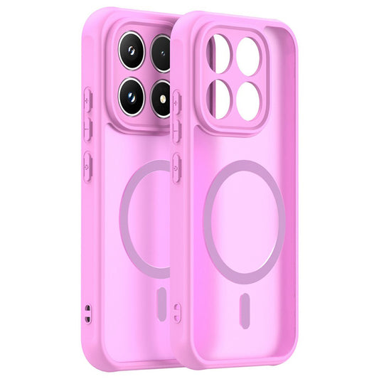 Funda MagSafe para Xiaomi 17, Techsuit, HaloFrost II, Rosa