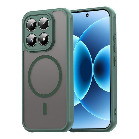 Funda MagSafe para Xiaomi 17, Techsuit, HaloFrost II, Verde