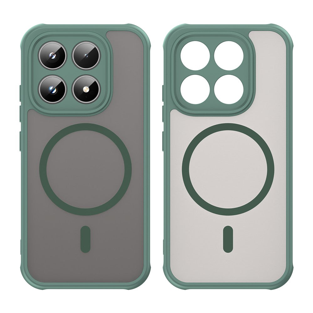 Funda MagSafe para Xiaomi 17, Techsuit, HaloFrost II, Verde