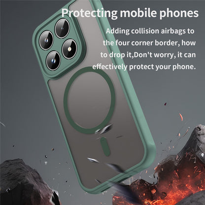 Funda MagSafe para Xiaomi 17, Techsuit, HaloFrost II, Verde