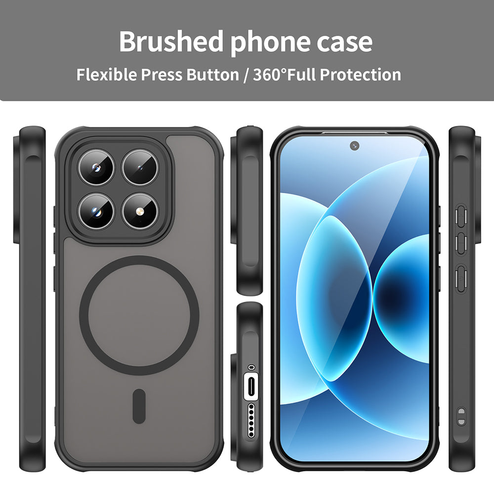 Funda MagSafe para Xiaomi 17, Techsuit, HaloFrost II, Verde Claro