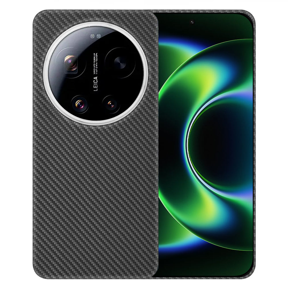 Funda MagSafe para Xiaomi 17 Ultra, Techsuit, Fibra de Aramida, Negra