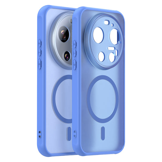 Funda MagSafe para Xiaomi 17 Ultra, Techsuit, HaloFrost II, Azul.