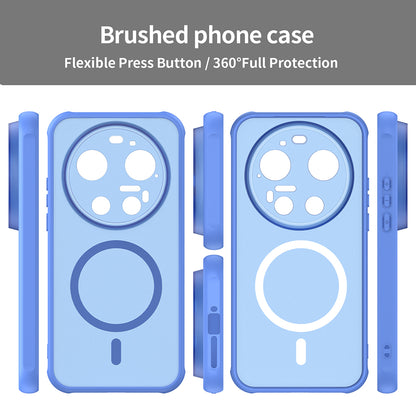 MagSafe Case for Xiaomi 17 Ultra, Techsuit, HaloFrost II, Blue