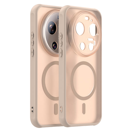 Funda MagSafe para Xiaomi 17 Ultra, Techsuit, HaloFrost II, Dorada