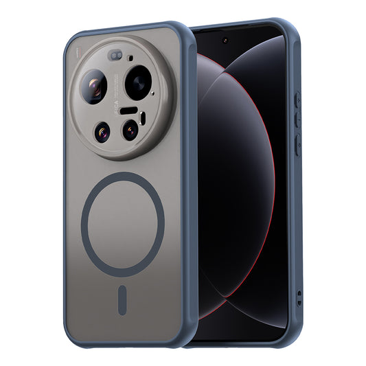 Funda MagSafe para Xiaomi 17 Ultra, Techsuit, HaloFrost II, Azul Marino