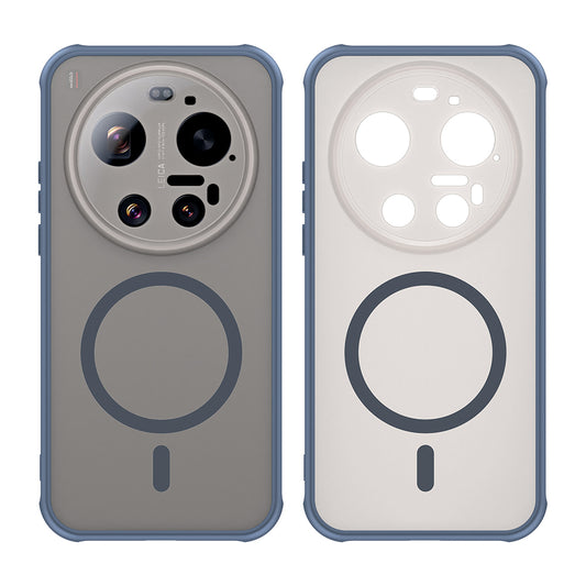 Funda MagSafe para Xiaomi 17 Ultra, Techsuit, HaloFrost II, Azul Marino