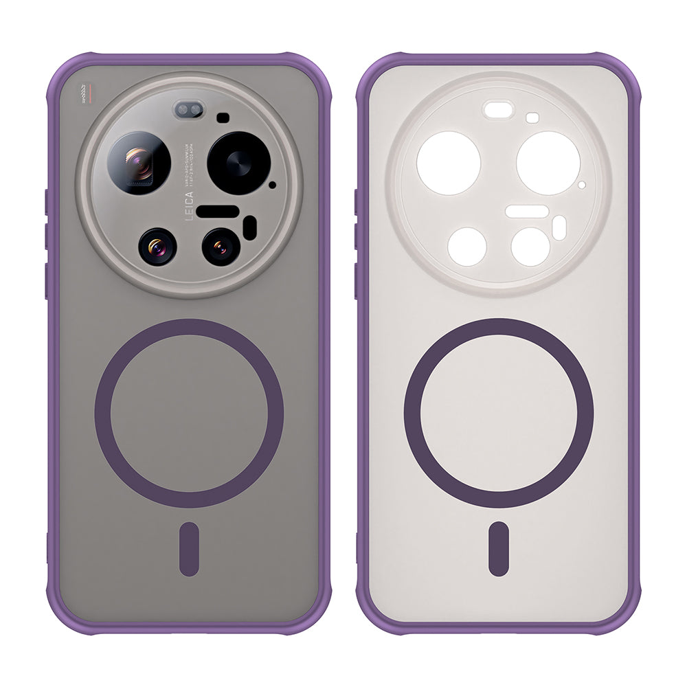 Funda MagSafe para Xiaomi 17 Ultra, Techsuit, HaloFrost II, Morado