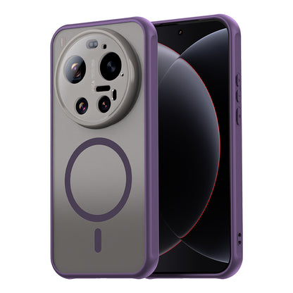 Funda MagSafe para Xiaomi 17 Ultra, Techsuit, HaloFrost II, Morado