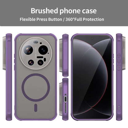 Funda MagSafe para Xiaomi 17 Ultra, Techsuit, HaloFrost II, Morado