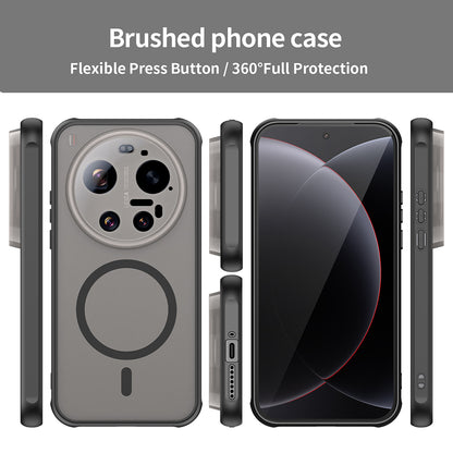 MagSafe Case for Xiaomi 17 Ultra, Techsuit, HaloFrost II, Black