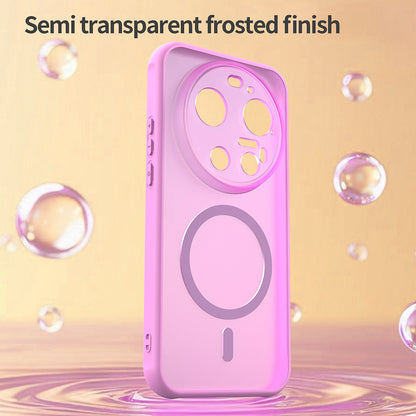 Funda MagSafe para Xiaomi 17 Ultra, Techsuit, HaloFrost II, Rosa