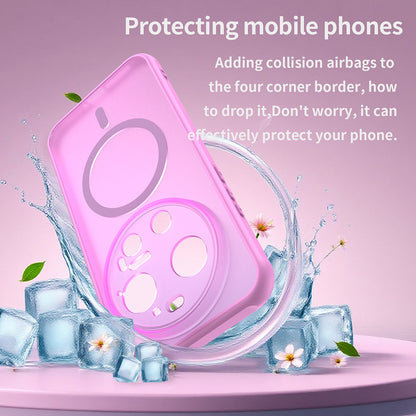 Funda MagSafe para Xiaomi 17 Ultra, Techsuit, HaloFrost II, Rosa