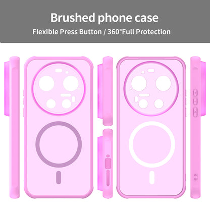 Funda MagSafe para Xiaomi 17 Ultra, Techsuit, HaloFrost II, Rosa