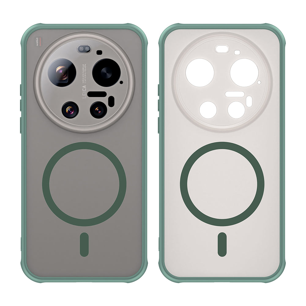 Funda MagSafe para Xiaomi 17 Ultra, Techsuit, HaloFrost II, Verde
