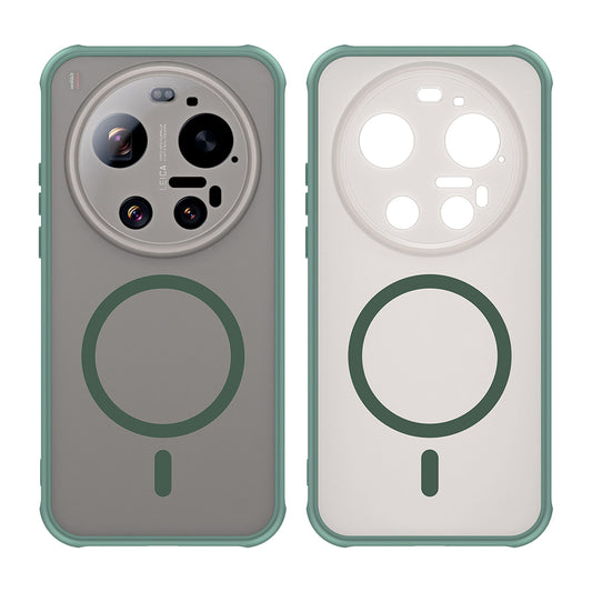 Funda MagSafe para Xiaomi 17 Ultra, Techsuit, HaloFrost II, Verde