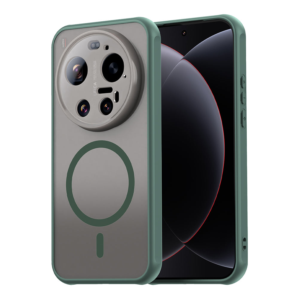 Funda MagSafe para Xiaomi 17 Ultra, Techsuit, HaloFrost II, Verde