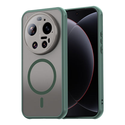 Funda MagSafe para Xiaomi 17 Ultra, Techsuit, HaloFrost II, Verde