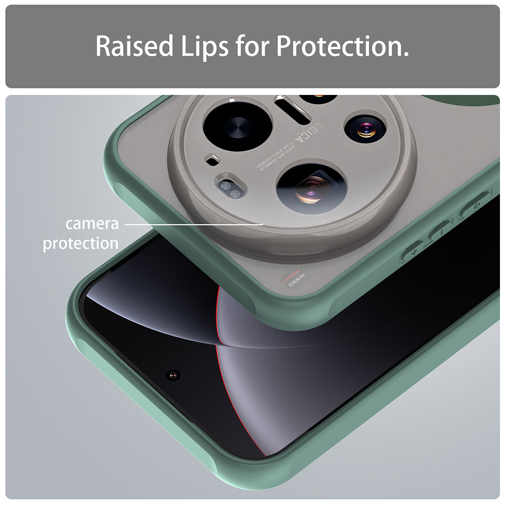 Funda MagSafe para Xiaomi 17 Ultra, Techsuit, HaloFrost II, Verde