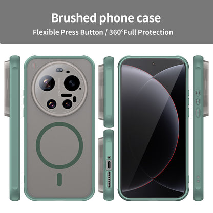 Funda MagSafe para Xiaomi 17 Ultra, Techsuit, HaloFrost II, Verde
