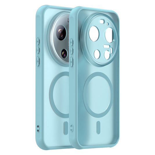 Funda MagSafe para Xiaomi 17 Ultra, Techsuit, HaloFrost II, Verde Claro