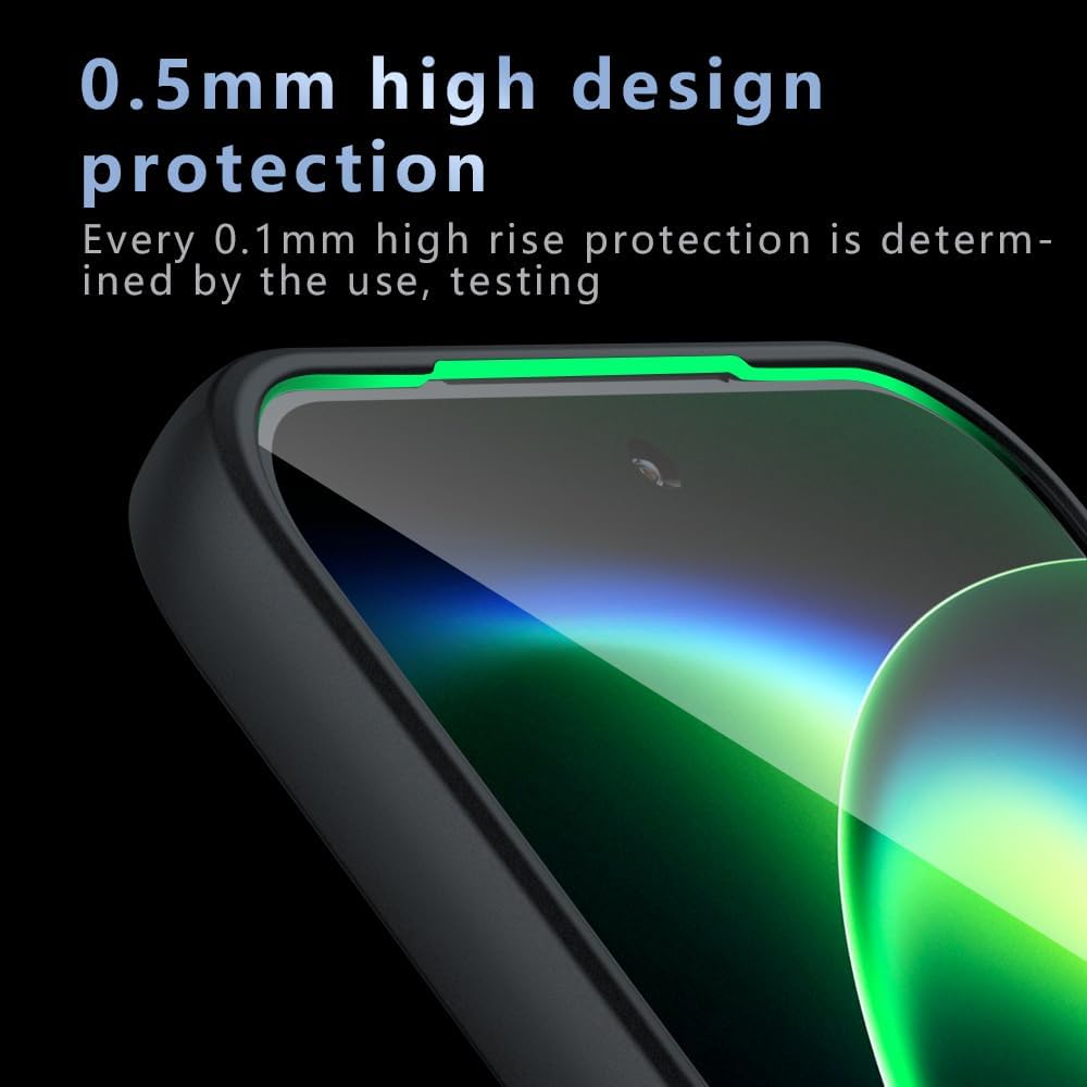 Funda MagSafe para Xiaomi 17 Ultra, Techsuit, PureFrost, Negra Satinada