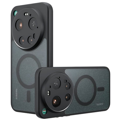 Funda MagSafe para Xiaomi 17 Ultra, Techsuit, PureFrost, Negra Satinada