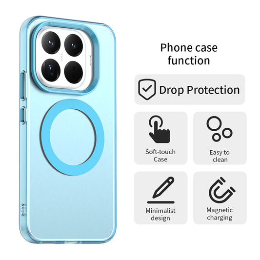 Funda MagSafe para Xiaomi 17T Pro, Techsuit, CandyCase, Azul