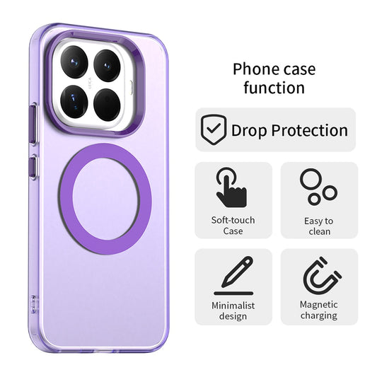 Funda MagSafe para Xiaomi 17T Pro, Techsuit, CandyCase, Morado