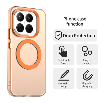 Funda MagSafe para Xiaomi 17T Pro, Techsuit, CandyCase, Naranja