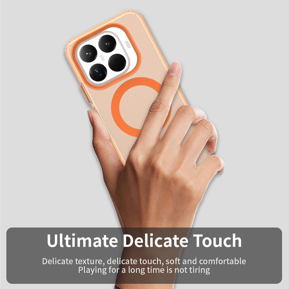 Funda MagSafe para Xiaomi 17T Pro, Techsuit, CandyCase, Naranja