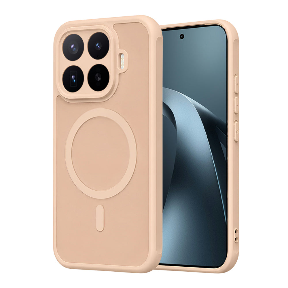Funda MagSafe para Xiaomi 17T Pro, Techsuit, HaloFrost II, Dorada