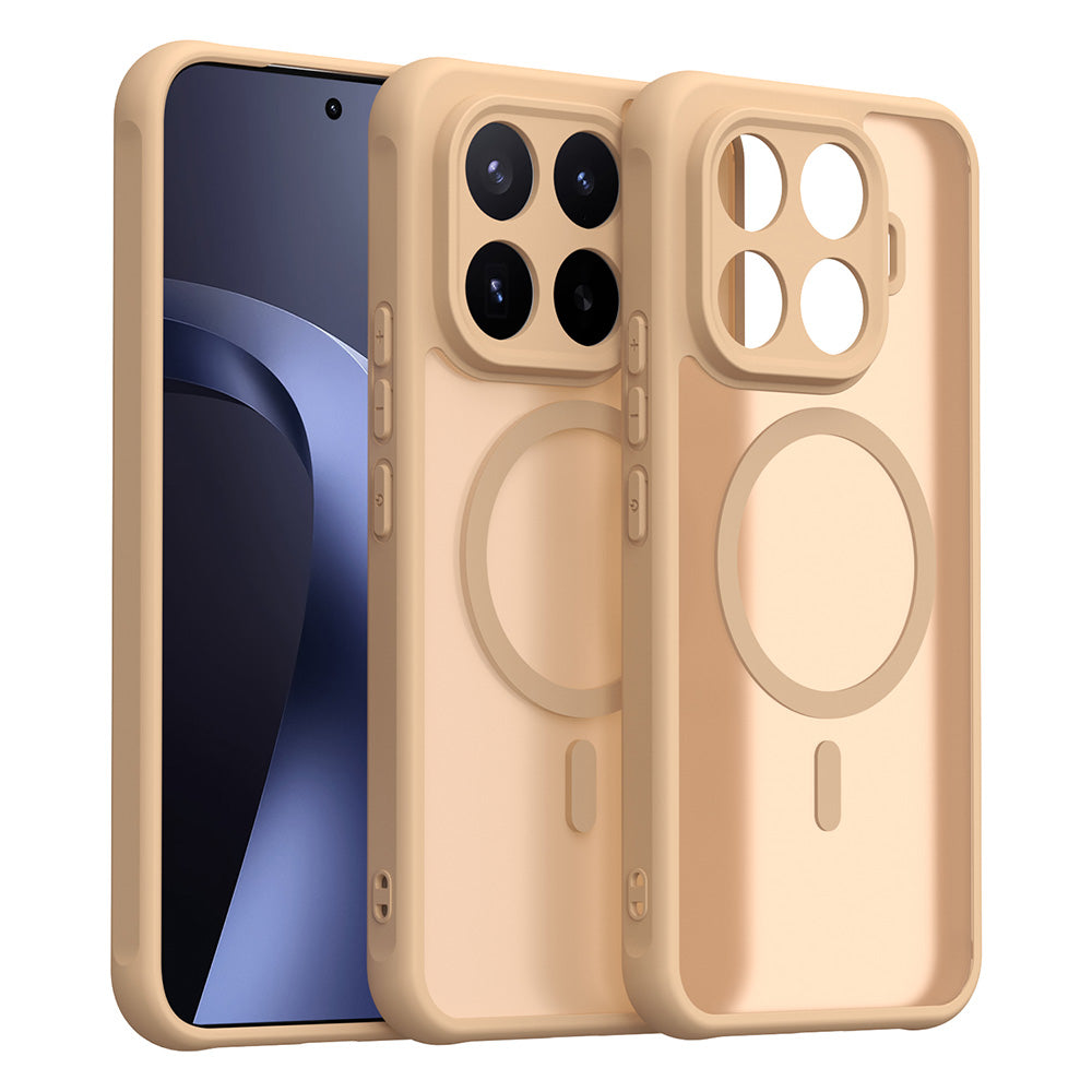 Funda MagSafe para Xiaomi 17T Pro, Techsuit, HaloFrost II, Dorada