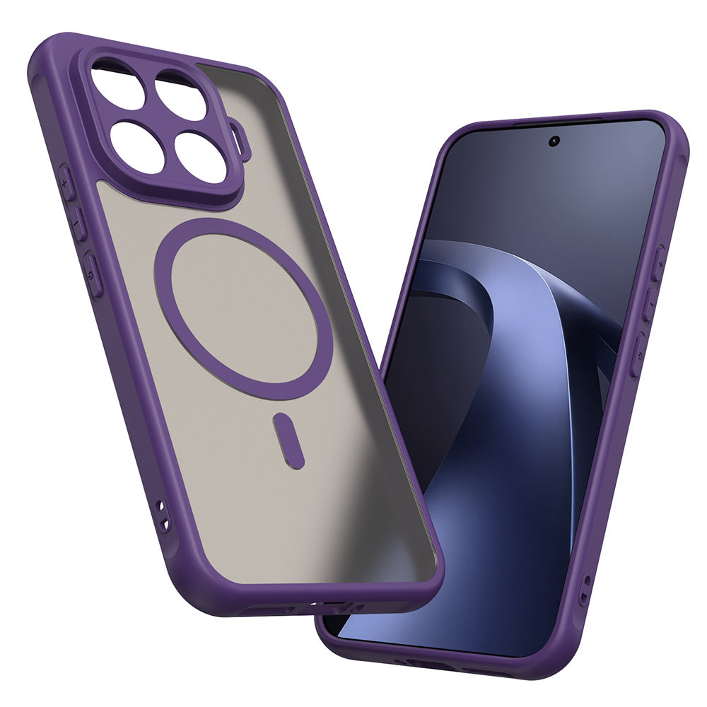 Funda MagSafe para Xiaomi 17T Pro, Techsuit, HaloFrost II, Morado