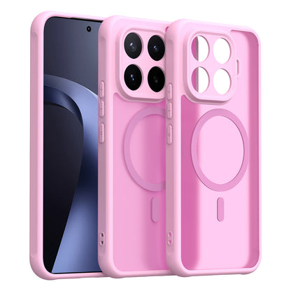 Funda MagSafe para Xiaomi 17T Pro, Techsuit, HaloFrost II, Rosa