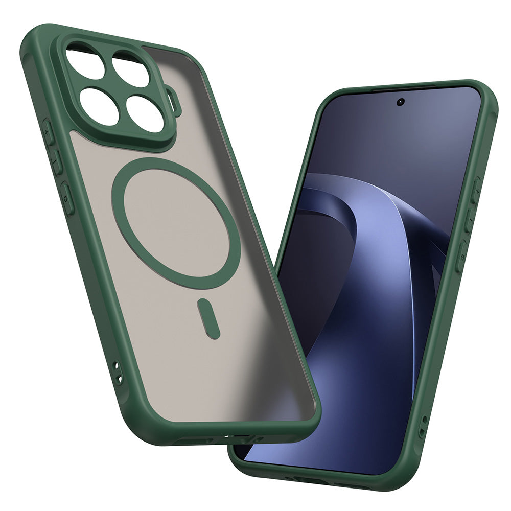 Funda MagSafe para Xiaomi 17T Pro, Techsuit, HaloFrost II, Verde